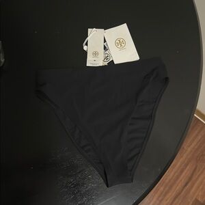 Tory Burch Black High-Waist Bikini Bottom